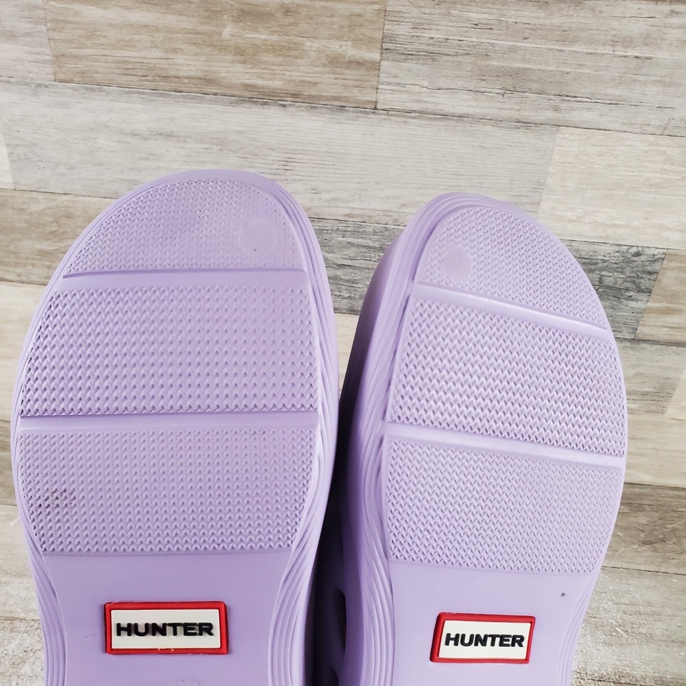 Hunter Elana Womens Clogs Sz 10 M Light Purple Comfort Slip On Rubber Round Toe - Picture 9 of 10
